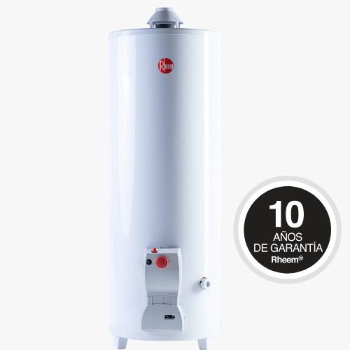 Termotanque Gas 120L RHEEM BLANCO TPG120GNRH Pie Superior