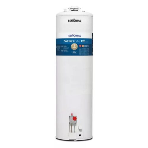 Termotanque Gas 120L SEÑORIAL TSZ-120 Zafiro Pie Superior