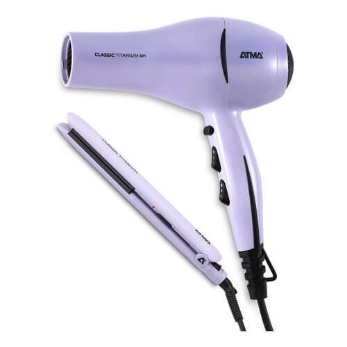 Combo Atma Ck-4020p Secador + Plancha de Cabello