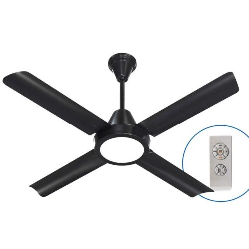 Ventilador de Techo Severbon 30132 Fusion Negro C/Luz y Control Remoto