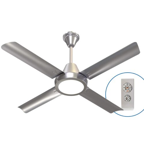 Ventilador de Techo Severbon 30133 Fusion Acero Inox C/Luz y Control Remoto