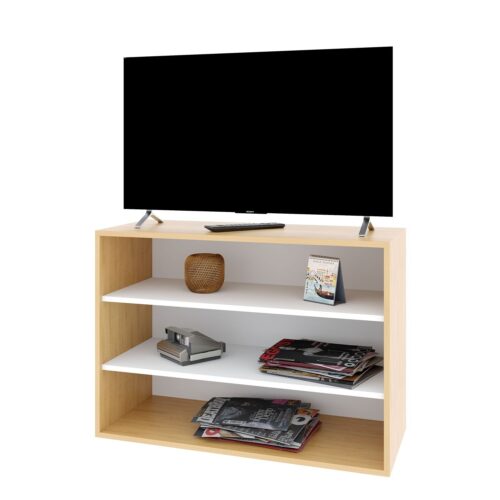 Mesa Led Delos 40' Roble/Blanco DVS01/RNB