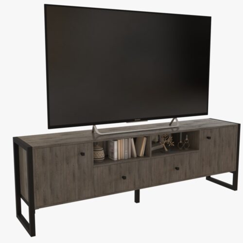 Mesa Led Delos 65' DST-05RDG Hierro combinada 1.77