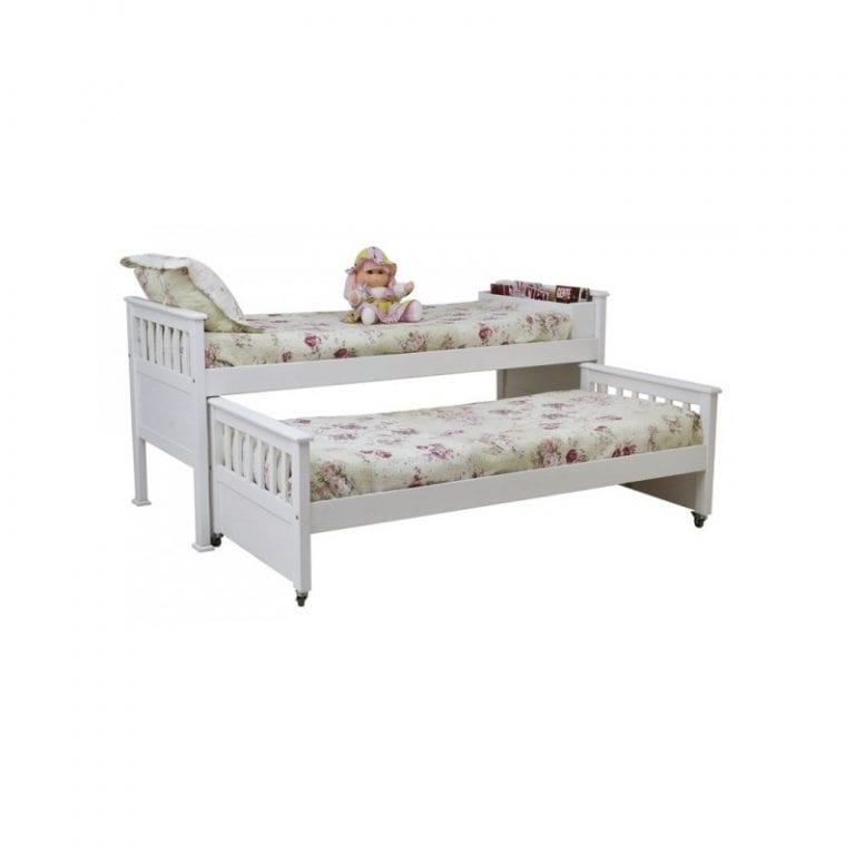 CAMA 1 PLAZA JAVA NIDO DOBLE BLANCA JND002 - Gasloni