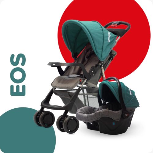 COCHE BEBESIT 1337TS EOS C/HUEVITO VERDE/AZUL