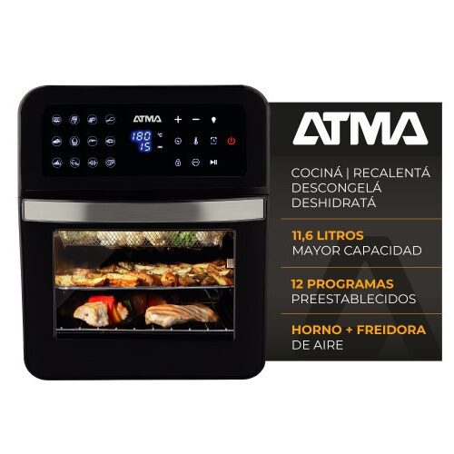 Freidora de Aire y Horno Atma HFR-582DP 12 LTS