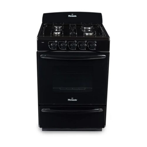 Cocina Florencia 5517-F Negra Multigas 56 cm