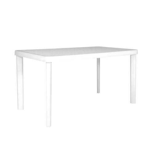 Mesa Plastica Garden Life Rec. Sumatra 1.40 x 0.78 Blanca