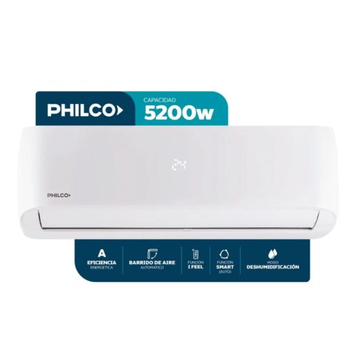 Split 5.2 KW PHILCO PHS-50HA4CN F/C 4472 Frig. EEA