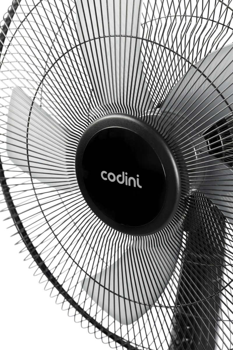 Ventilador de Pie 18' Codini V18N 5 Palas Negro 3 Velocidades - Imagen 2