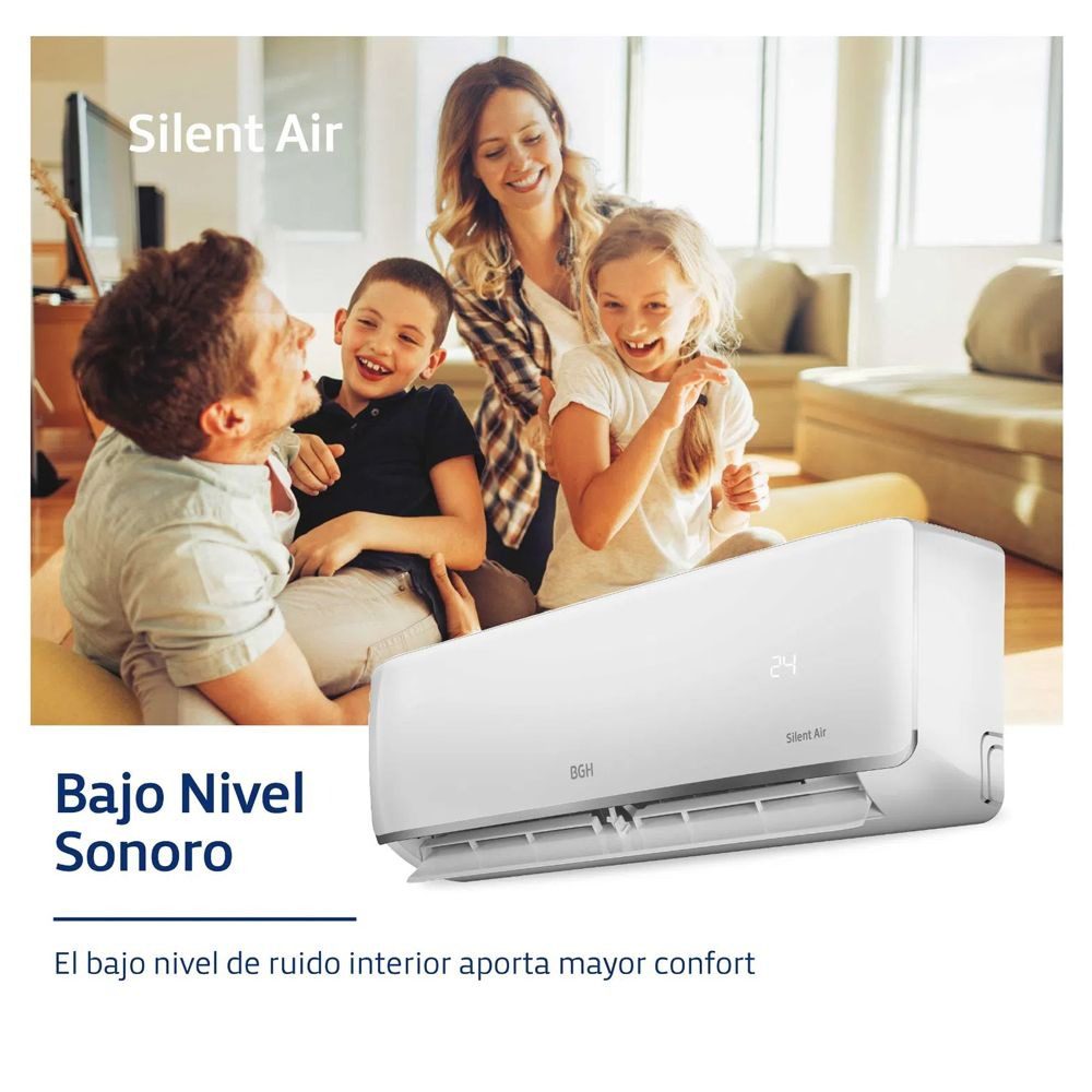 Split 6.5 KW BGH BS-65WCCR F/C 5500Frigorias - Silent Air - Imagen 3