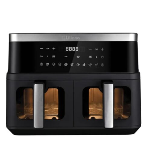 Freidora de Aire Liliana AF-990 DualFryer Doble 9 LT