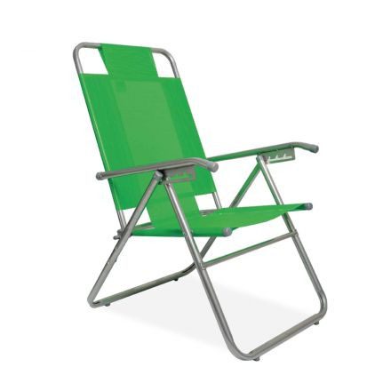 Reposera de Caño 20100 Descansar 5 POS Coversol Gris