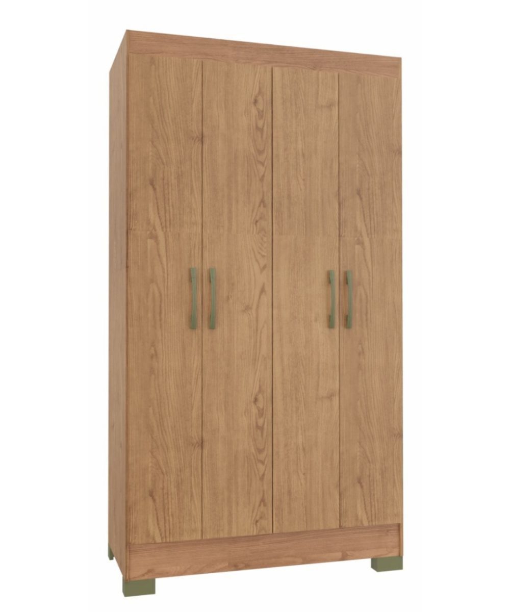 Placard Delos 9400E Roma 4P Abrir Madera 1.82X99