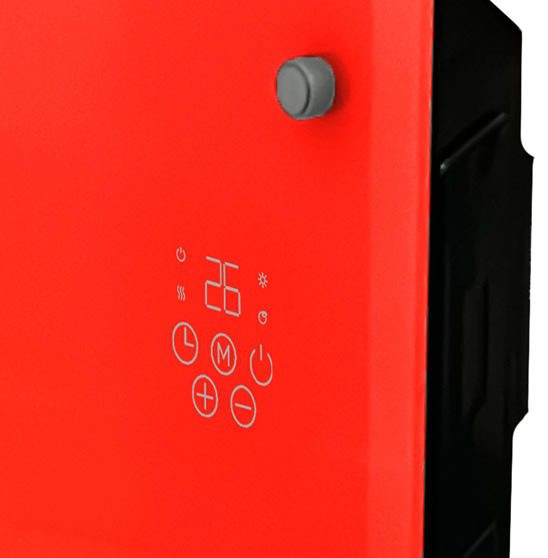 Panel Vidrio Liliana Decowarm Max PPV-452 Rojo - Imagen 3