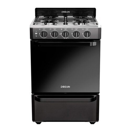 Cocina Drean CD-5603ANO Negra - luz y Encendido - 56 cm