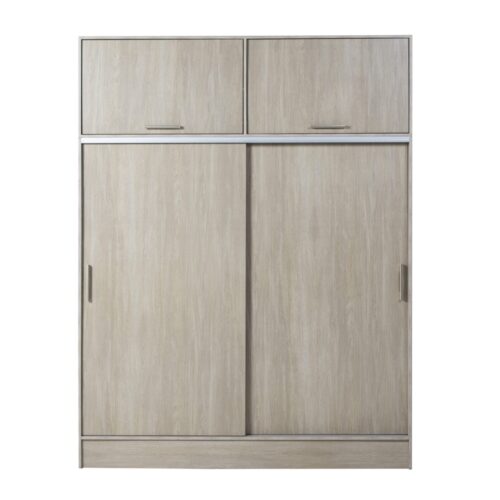 Placard Tana Piu Alti - Corredizo 2P Fresno/Blanco 170X220