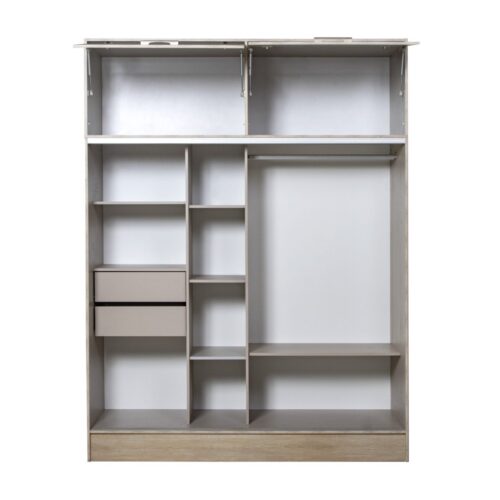 Alternative view of Placard Tana Piu Alti - Corredizo 2P Fresno/Blanco 170X220